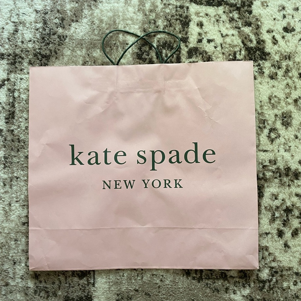 kate spade pink shopping bag